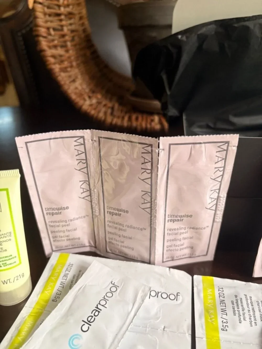 Mary Kay Skincare Sample Lot + Pink Ipsy Bandana Pouch